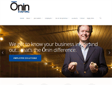 Tablet Screenshot of oninstaffing.com